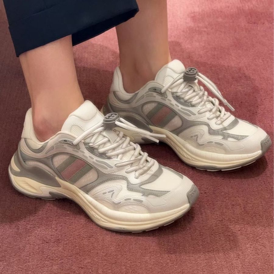 Gucci 2.0 女款 灰白色 老爹鞋 #35.5 36.5 37 37.5 38-4
