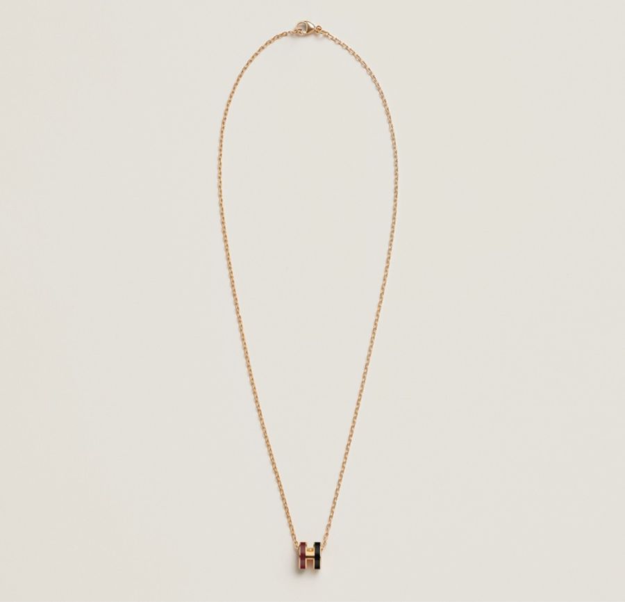 Hermes Mini Pop h 新款拼色頸鏈-1