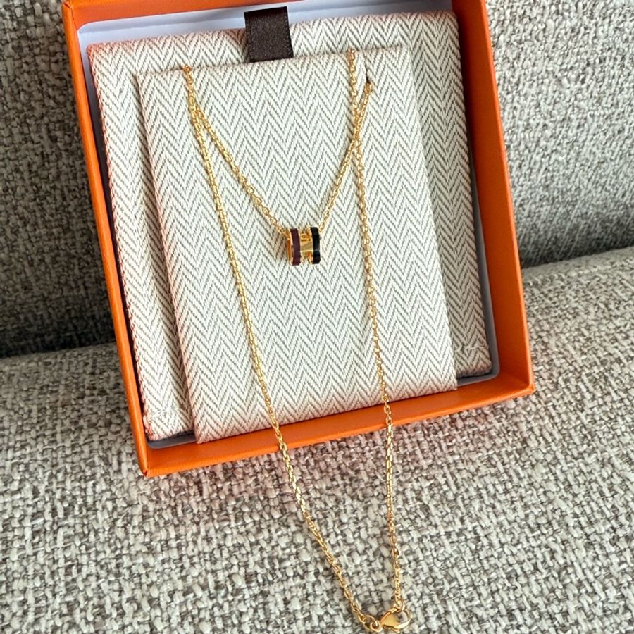 Hermes Mini Pop h 新款拼色頸鏈-3