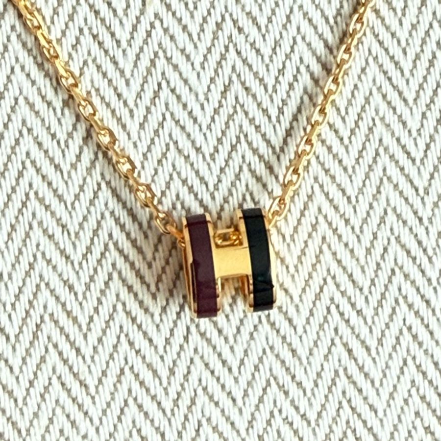 Hermes Mini Pop h 新款拼色頸鏈-4