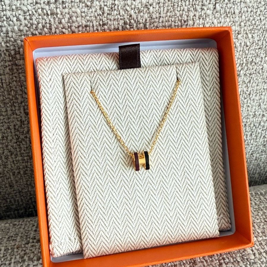 Hermes Mini Pop h 新款拼色頸鏈-5