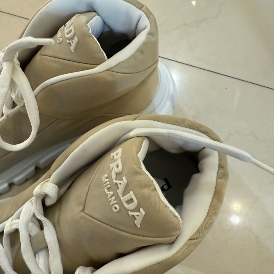 Prada 卡其中筒鞋❤️-2
