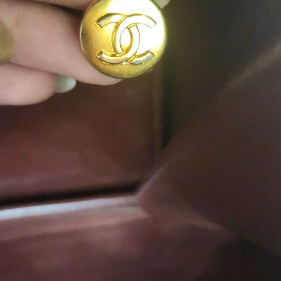 Chanel Vintage 翻蓋側背包 小書包 22cm-14