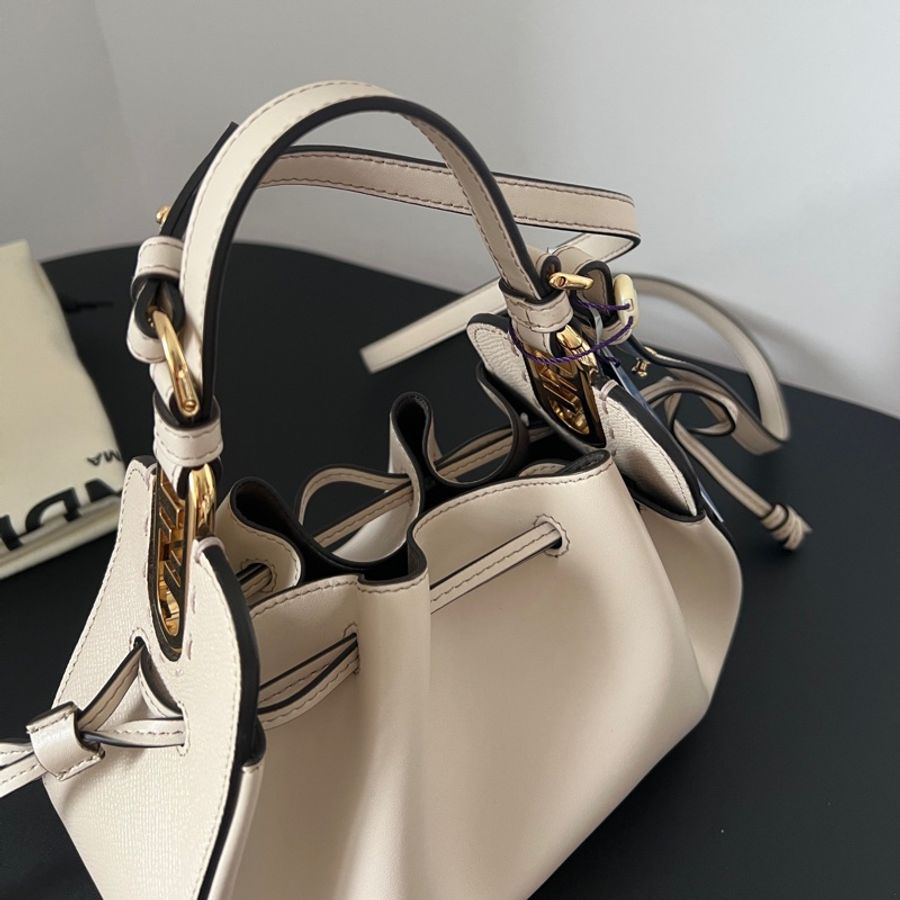 Fendi 芬迪 奶昔白燒賣包 手提斜背均🉑-9