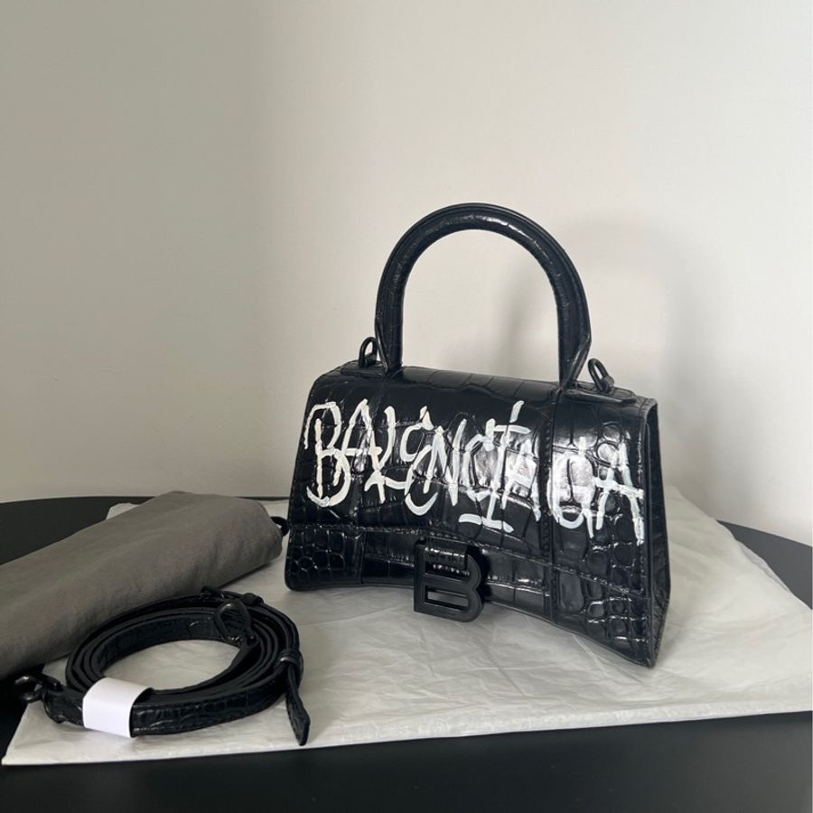 Balenciaga 巴黎世家 黑色塗鴉沙漏包🖤-2