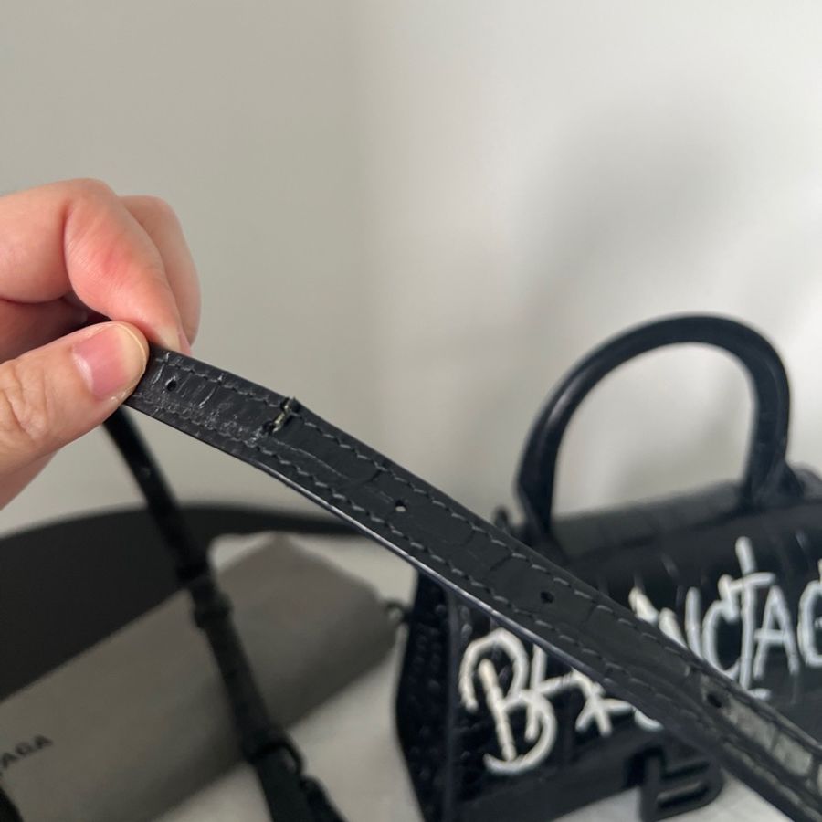 Balenciaga 巴黎世家 黑色塗鴉沙漏包🖤-15