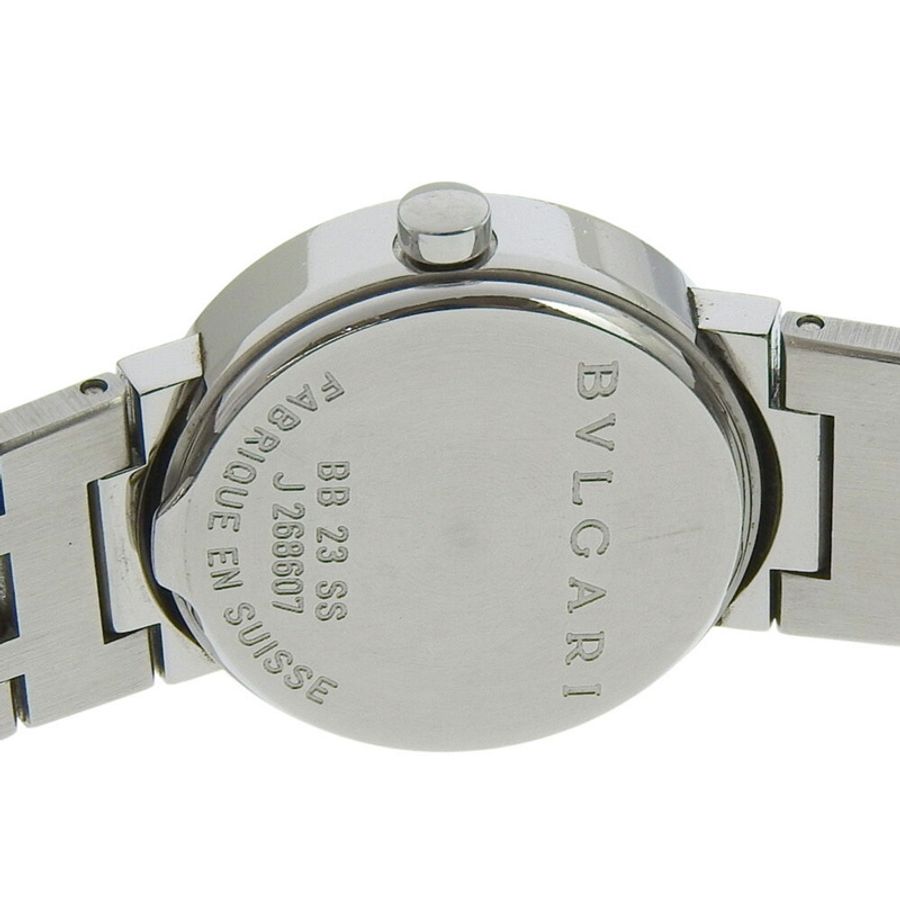 BVLGARI Bzero1 手錶,BZero1 BB23SS,不鏽鋼,石英機芯,模擬顯示,黑色錶盤,女士-6