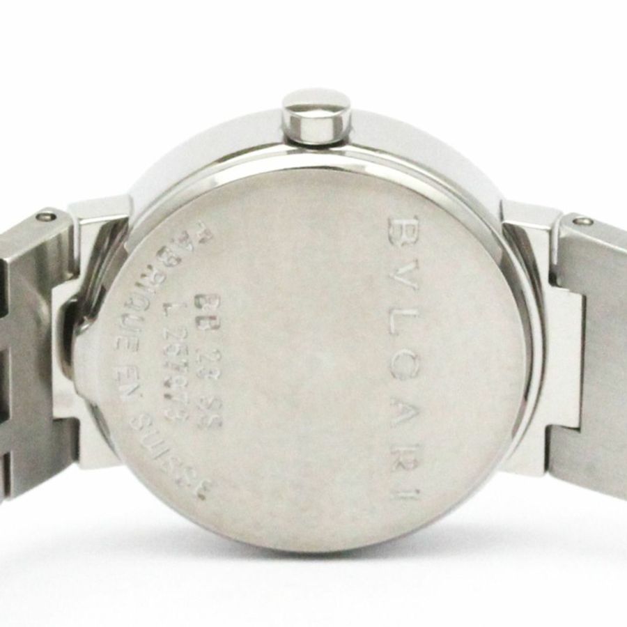 BVLGARI BVLGARI-BVLGARI 鋼石英女錶 BB23SS 拋光-5