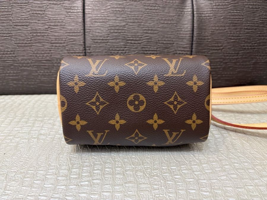 LV 原花 Nano Speedy 波士頓斜背包M61252-4