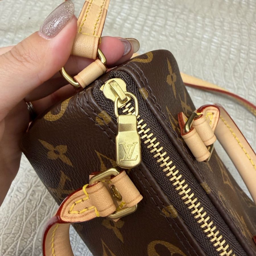 LV 原花 Nano Speedy 波士頓斜背包M61252-8
