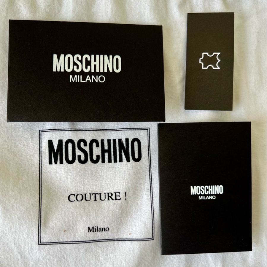 Moschino Tie me bag 肩背手提兩用包(絕美紅)-18