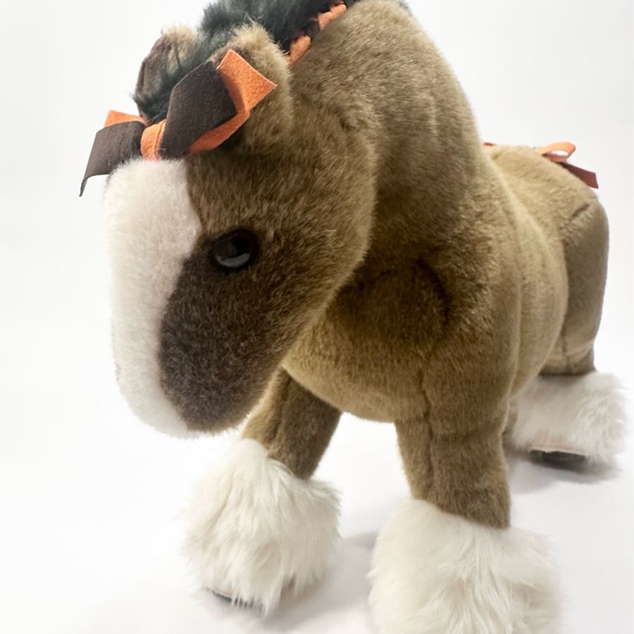 愛馬仕 Hermes 小馬 絨毛馬/玩偶馬CHEVAL HERMY (PM) 38CM-1