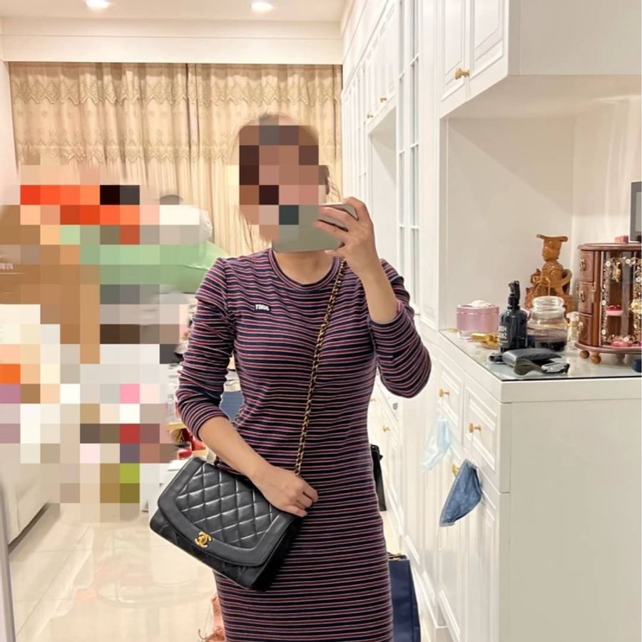 Chanel 香奈兒 Dianna Bag 25 黛妃包 戴妃包 羊皮 黑金 老香 vintage 斜背包 肩背包 側背包 手提-2
