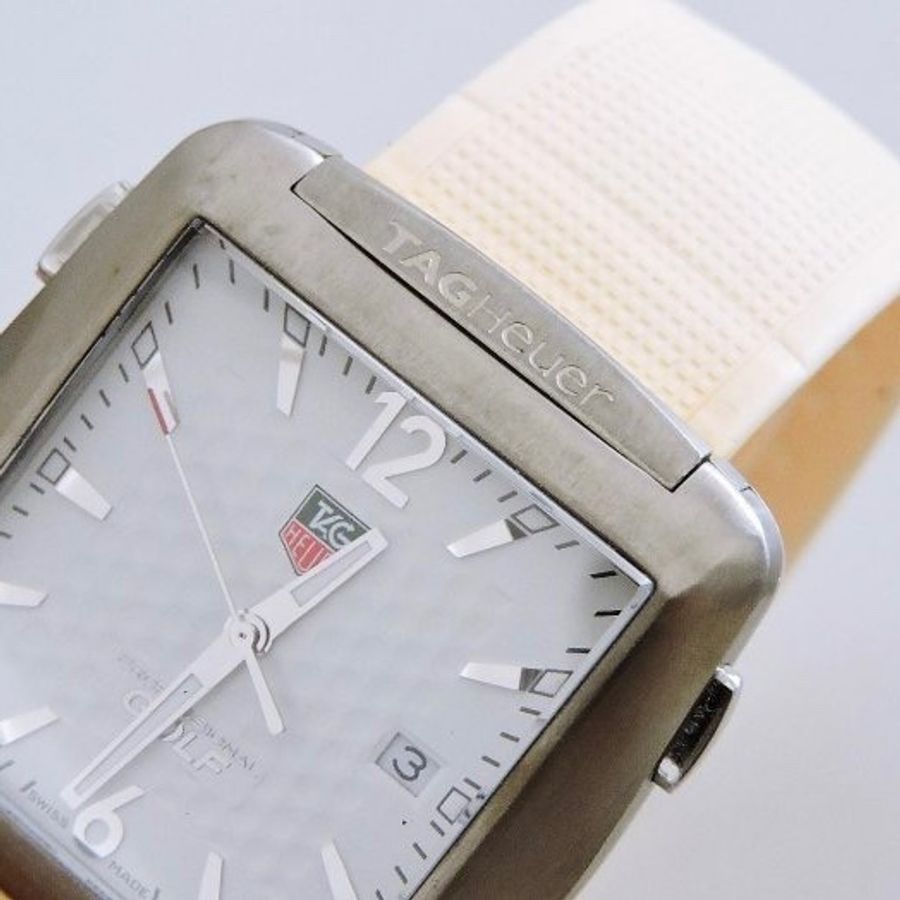 真品 TAG HEUER 豪雅 Tiger Woods 老虎‧伍茲聯名 高爾夫球 鈦合金腕錶 男錶 女錶 中性錶-5