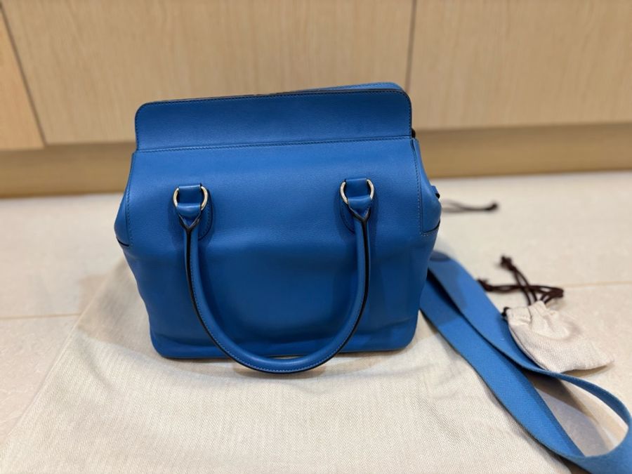 Hermes 愛馬仕 toolbox 26 牛奶盒子 銀扣 swift皮-6