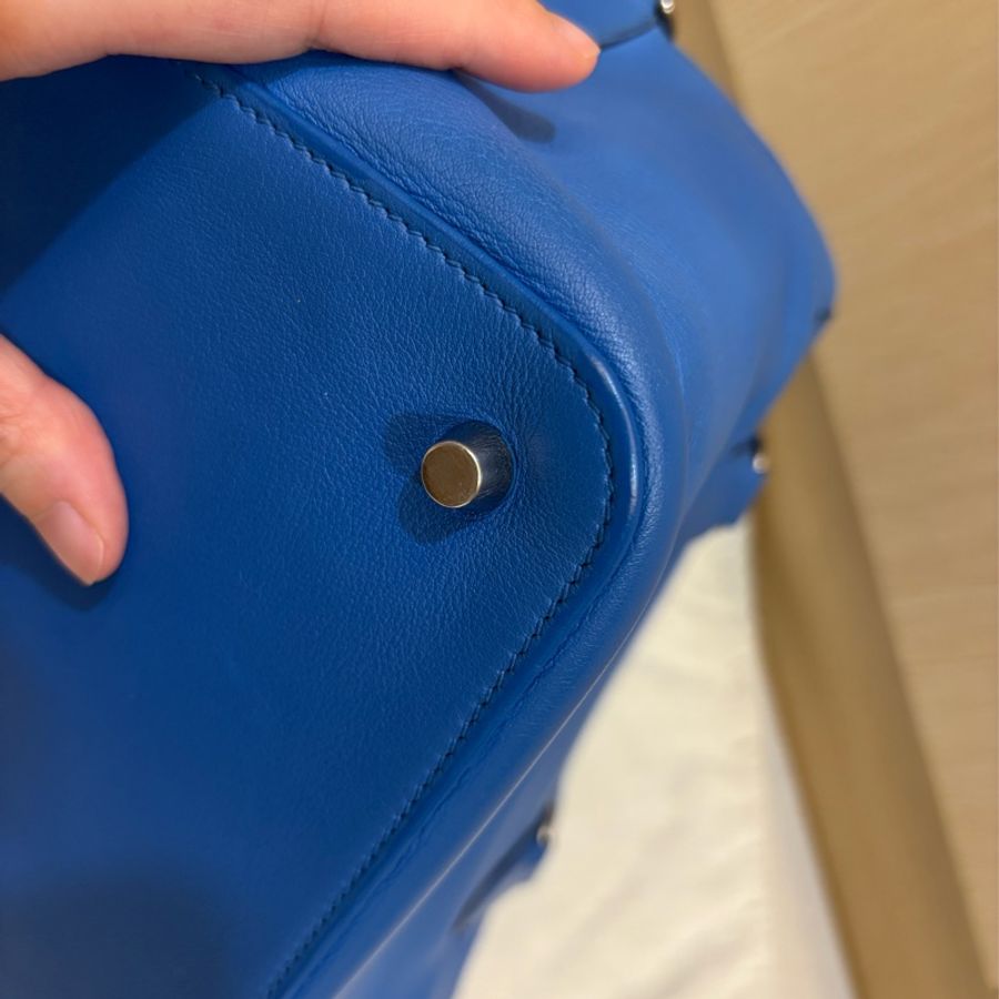 Hermes 愛馬仕 toolbox 26 牛奶盒子 銀扣 swift皮-10
