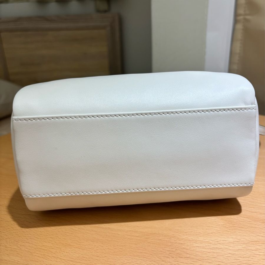 Longchamp Le Pliage Xtra 圓筒包 白-2