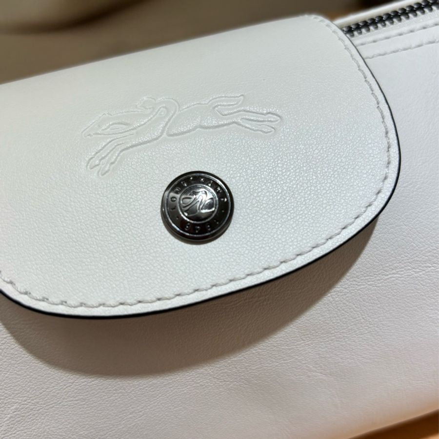 Longchamp Le Pliage Xtra 圓筒包 白-7