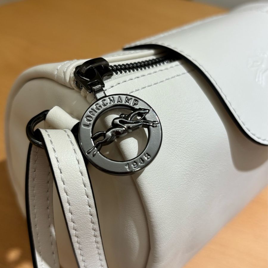 Longchamp Le Pliage Xtra 圓筒包 白-8
