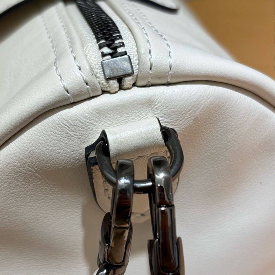 Longchamp Le Pliage Xtra 圓筒包 白-10