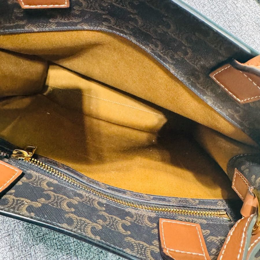 Celine cabas琴譜包/老花凱旋門-8