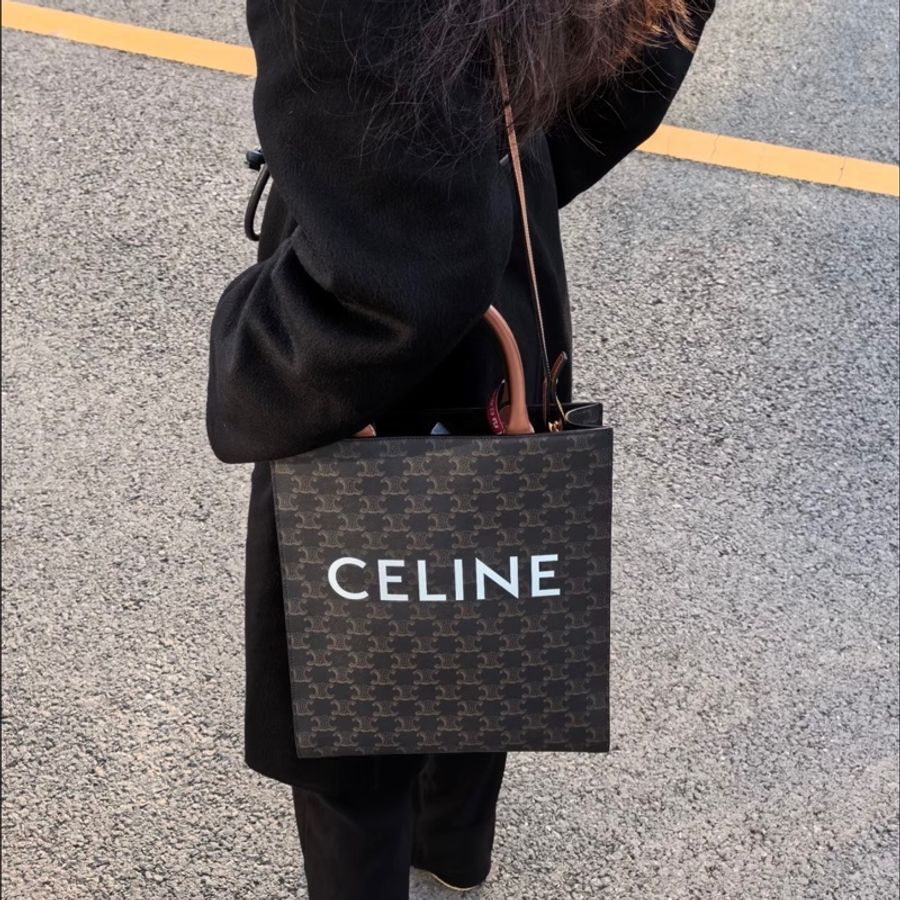 Celine cabas琴譜包/老花凱旋門-0