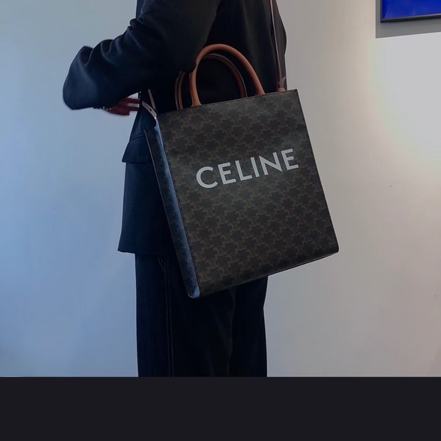 Celine cabas琴譜包/老花凱旋門-1