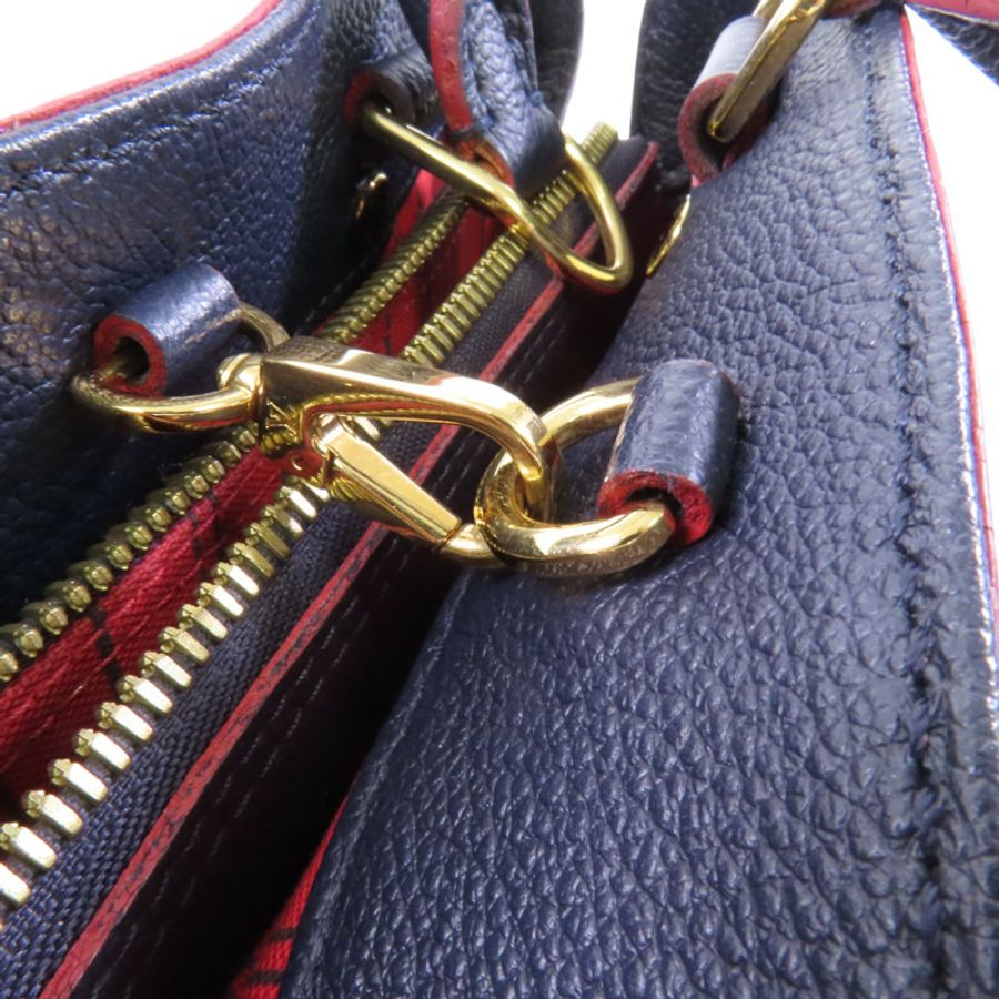 LOUIS VUITTON 【激減優惠】Monogram Empreinte Montaigne BB金扣手挽袋-8