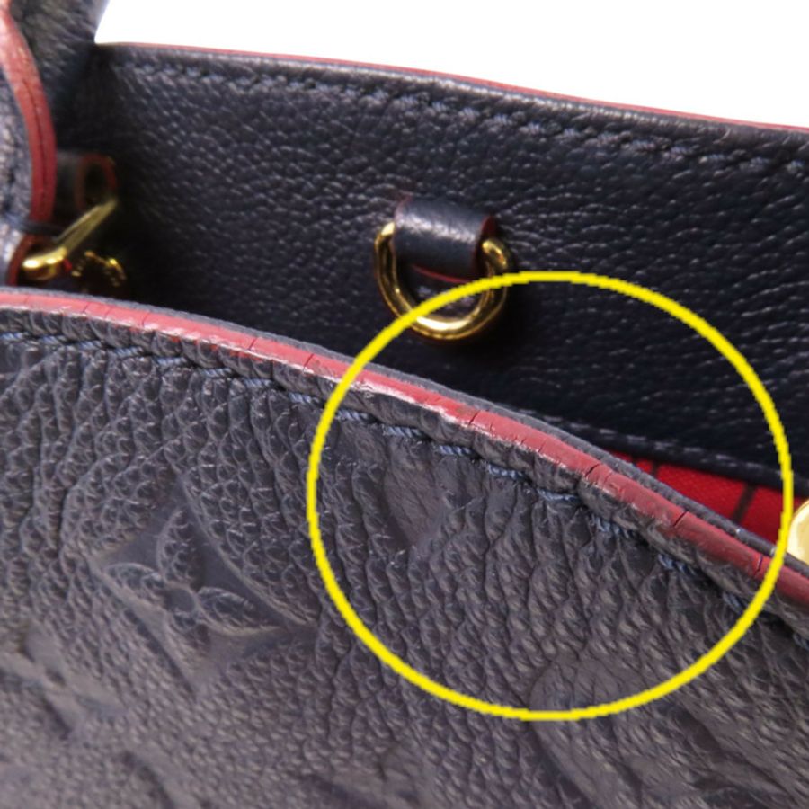 LOUIS VUITTON 【激減優惠】Monogram Empreinte Montaigne BB金扣手挽袋-19
