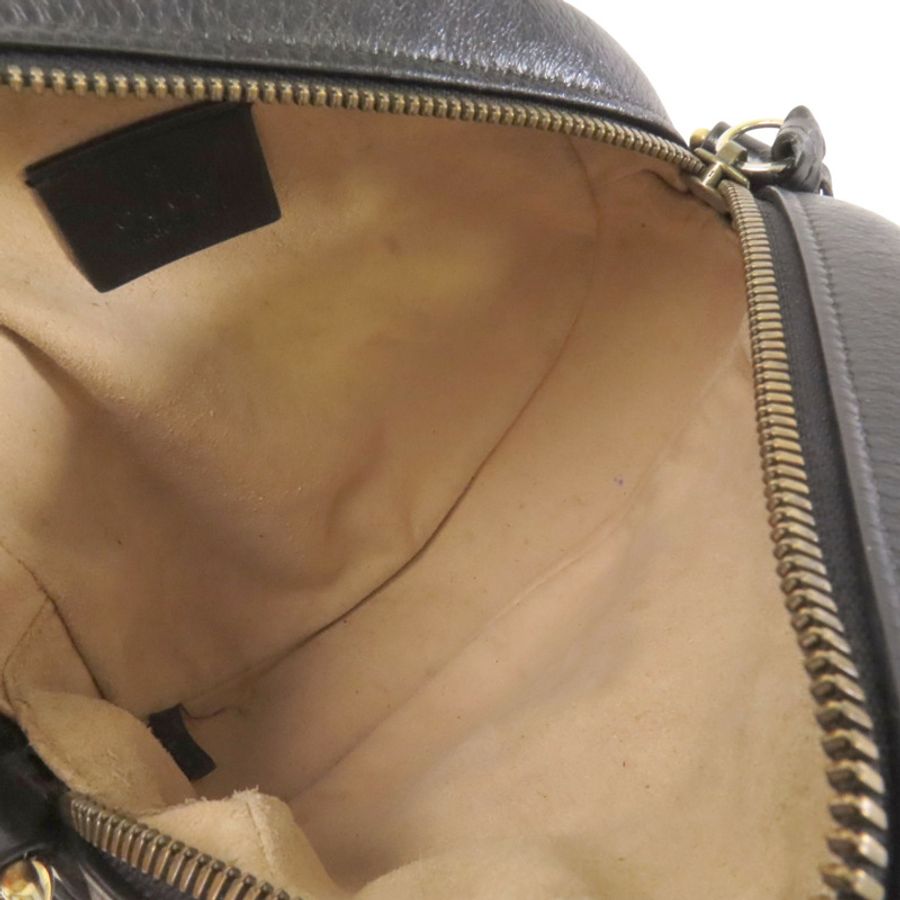 GUCCI 【激減優惠】牛皮皮革GG Marmont金扣鏈帶肩背袋-4