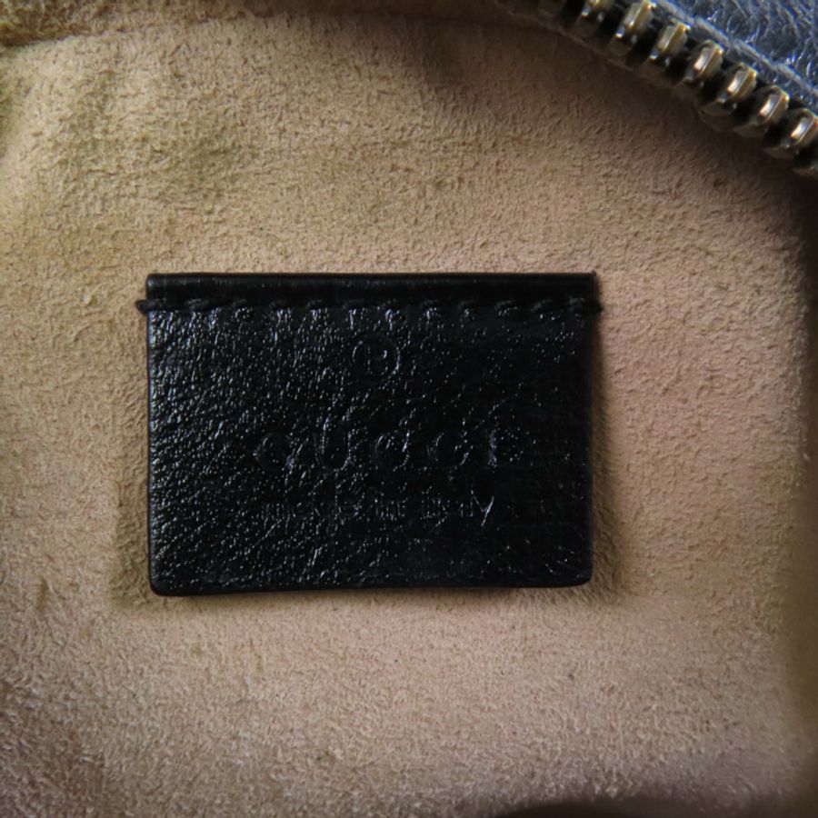 GUCCI 【激減優惠】牛皮皮革GG Marmont金扣鏈帶肩背袋-5