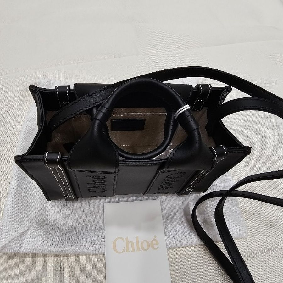 特價Chloe 托特包(Mini.黑.全皮)-3