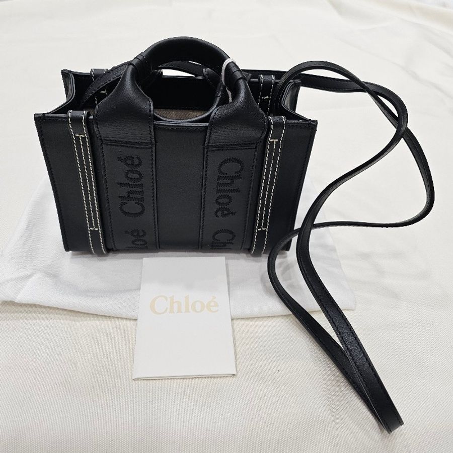 特價Chloe 托特包(Mini.黑.全皮)-6