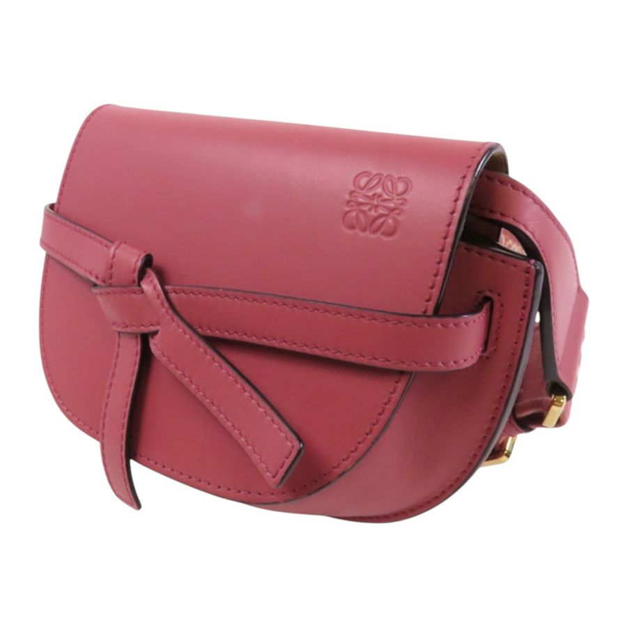 LOEWE 【激減優惠】牛皮皮革Mini Gate金扣肩背袋-2