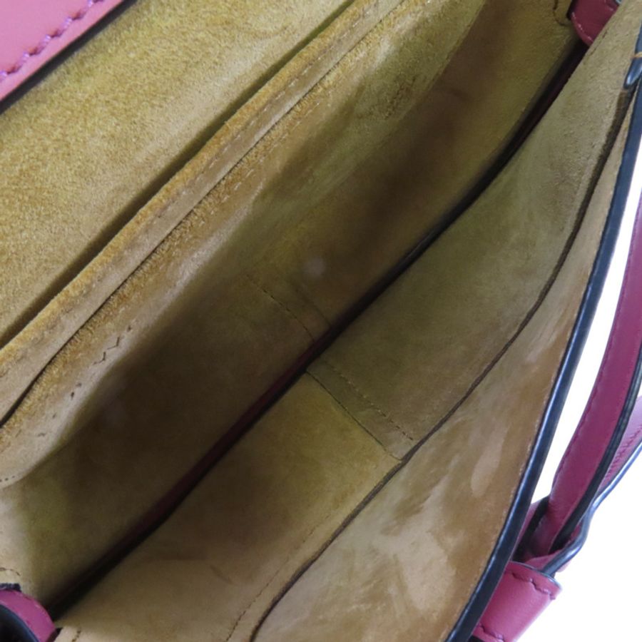 LOEWE 【激減優惠】牛皮皮革Mini Gate金扣肩背袋-4