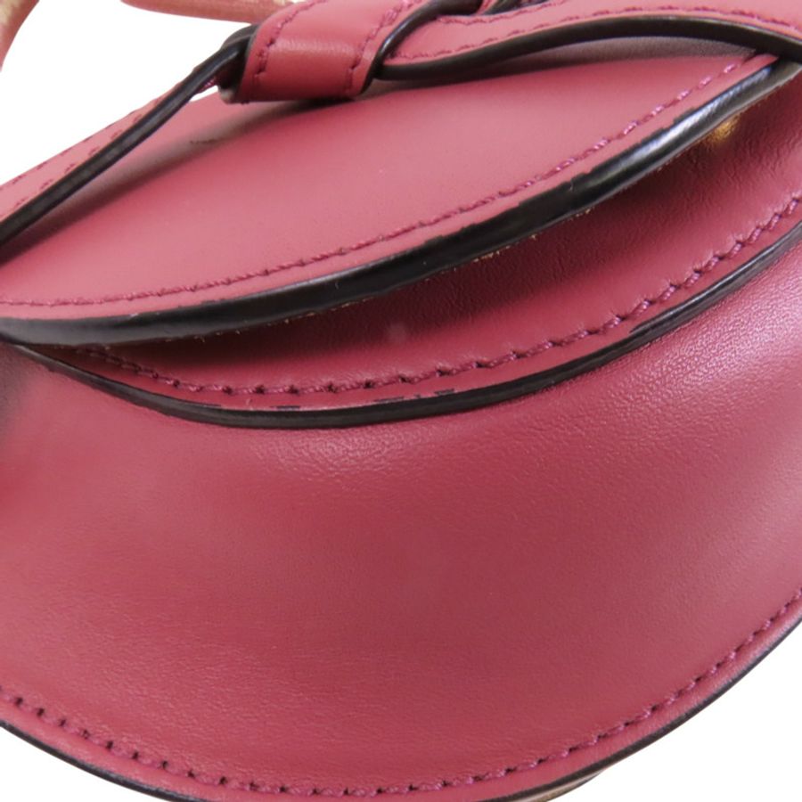 LOEWE 【激減優惠】牛皮皮革Mini Gate金扣肩背袋-10