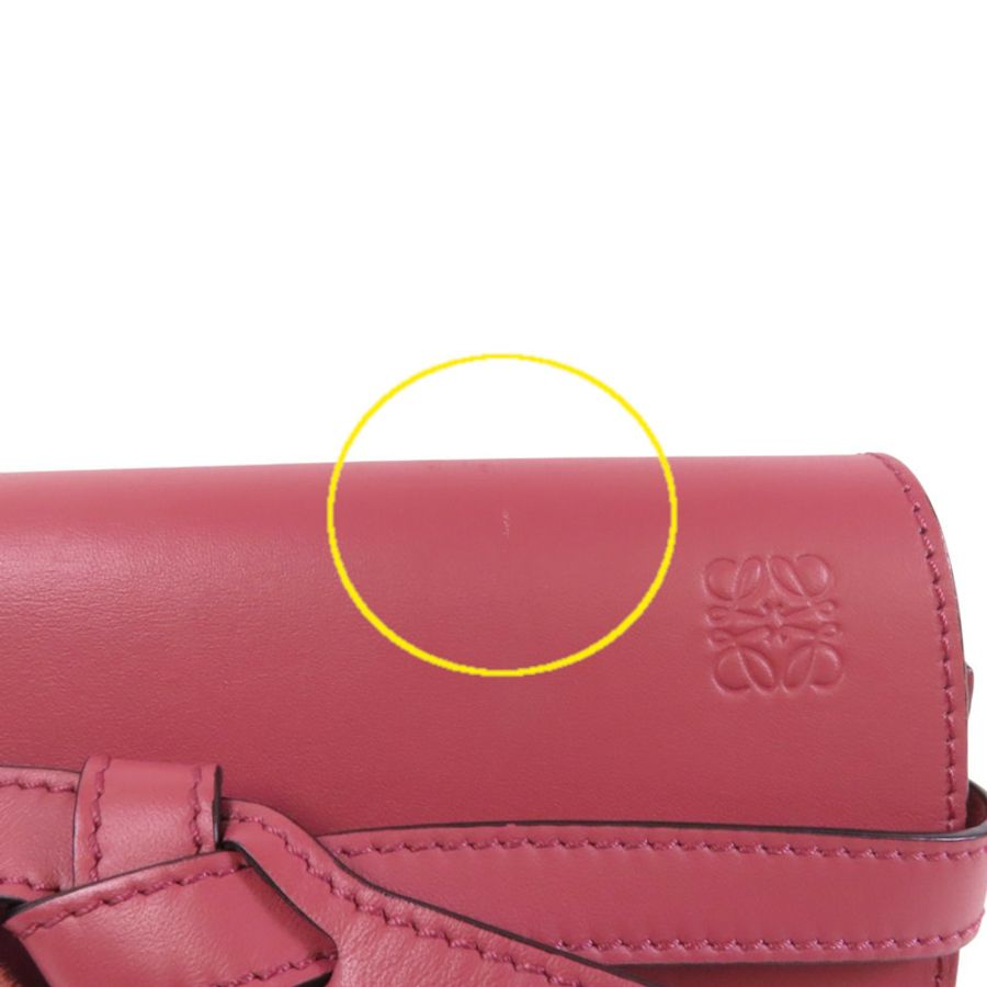 LOEWE 【激減優惠】牛皮皮革Mini Gate金扣肩背袋-16