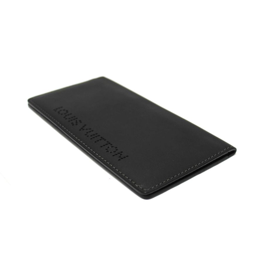 Louis Vuitton Black Leather Chicago Long Wallet-3
