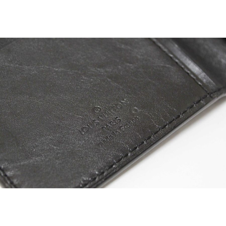 Louis Vuitton Black Leather Chicago Long Wallet-7
