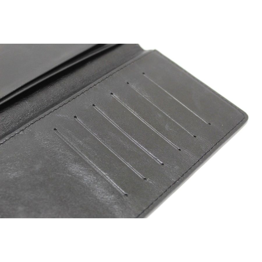 Louis Vuitton Black Leather Chicago Long Wallet-9