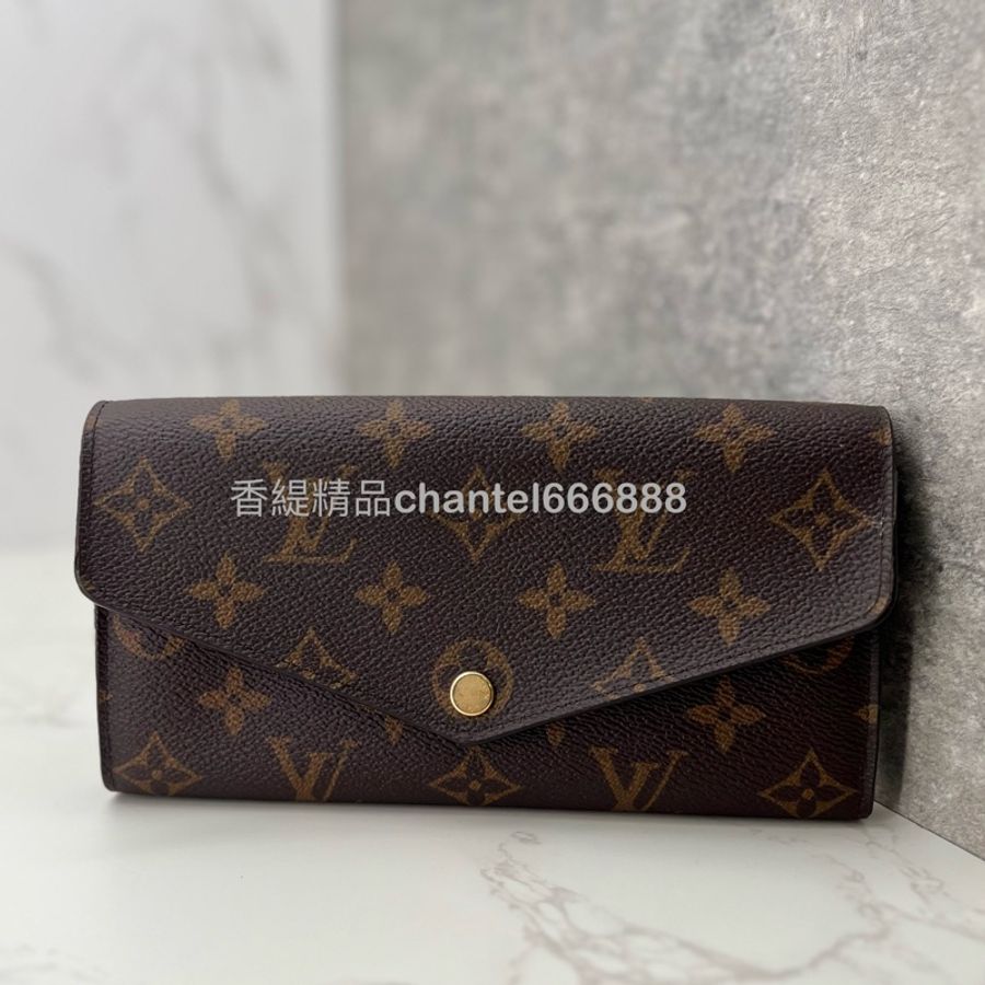 LV 528老花信封長夾 晶片款 #M60531-0