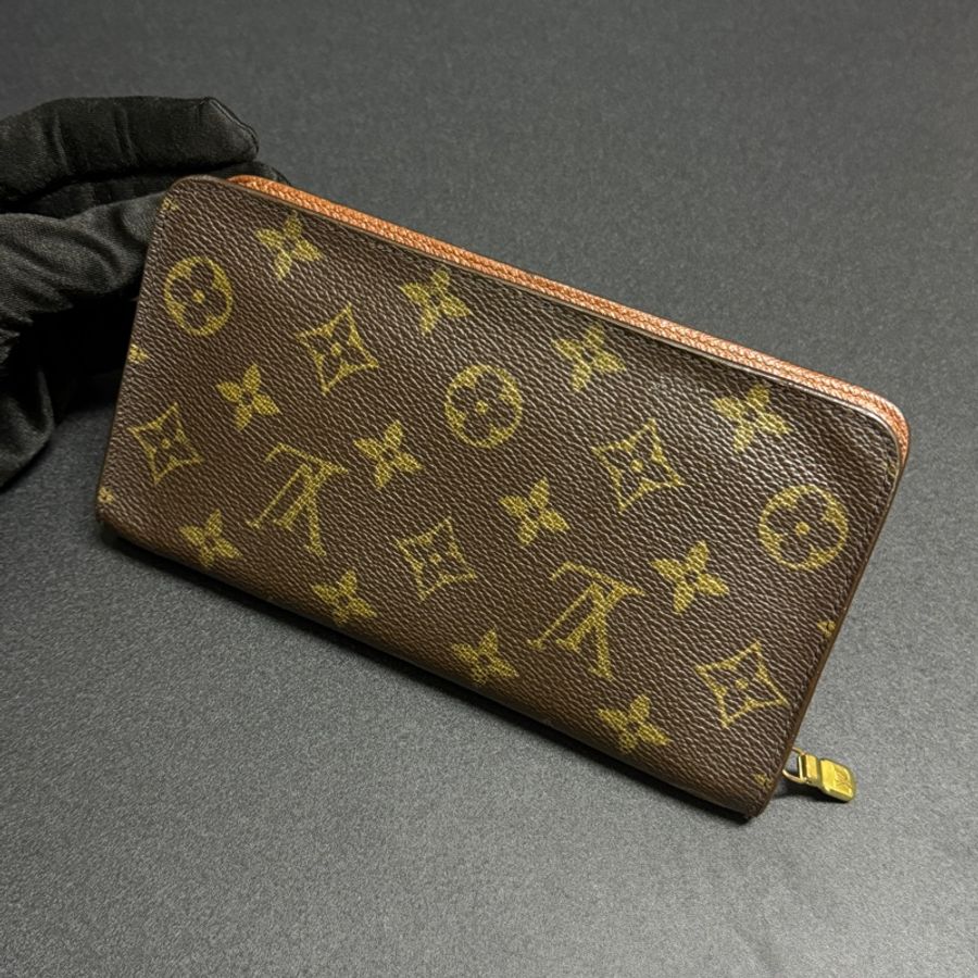 (極新|全套配件) LV 經典老花 長夾 專櫃23000-3