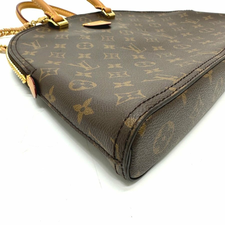LOUIS VUITTON M44961 Monogram LV Moon Alma 雙向肩背包/手提包帶鏈條,帆布,女款,棕色-4