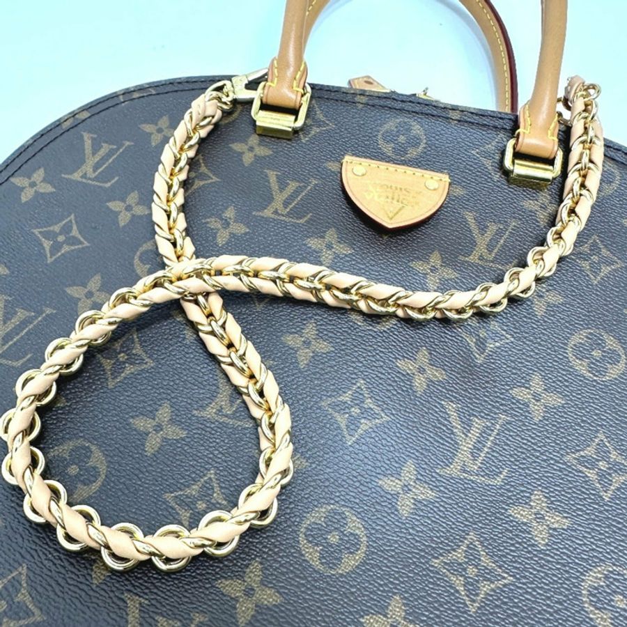 LOUIS VUITTON M44961 Monogram LV Moon Alma 雙向肩背包/手提包帶鏈條,帆布,女款,棕色-6