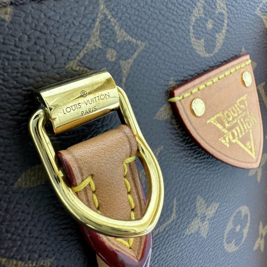 LOUIS VUITTON M44961 Monogram LV Moon Alma 雙向肩背包/手提包帶鏈條,帆布,女款,棕色-13
