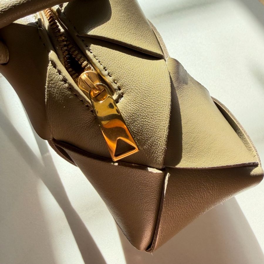 Bottega Veneta - Mini Cassette Camera Bag #Travetine-5