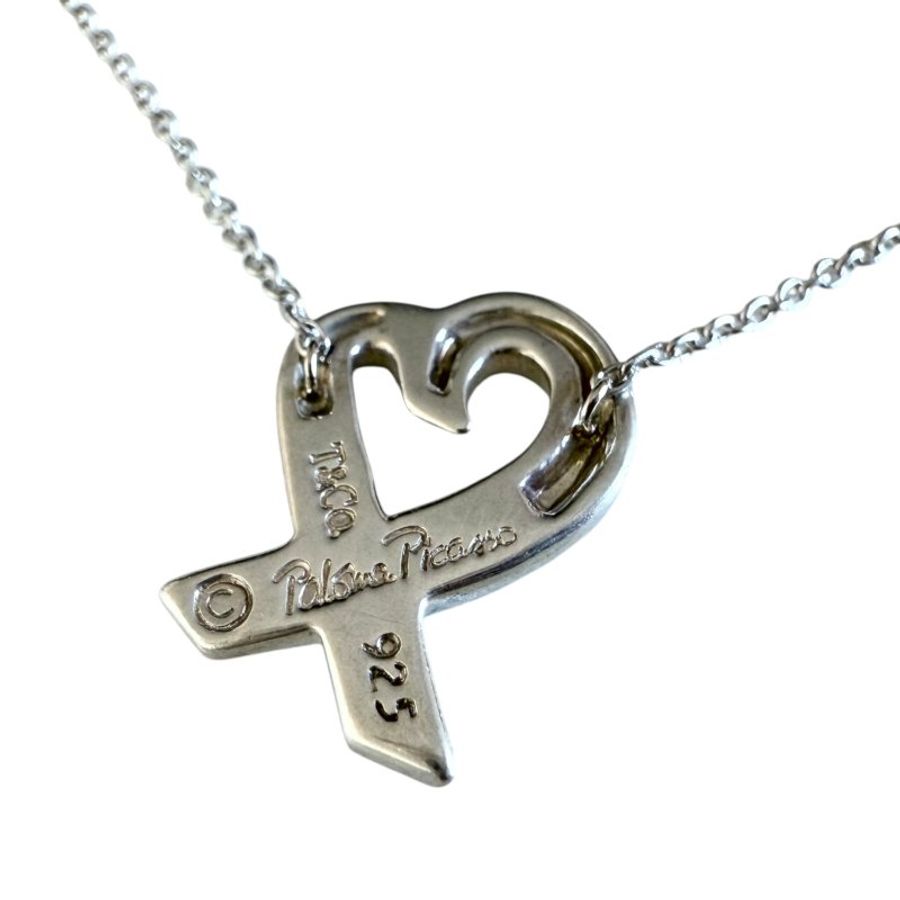 TIFFANY & CO. Paloma Picasso 純銀 愛心💗 項鏈-4