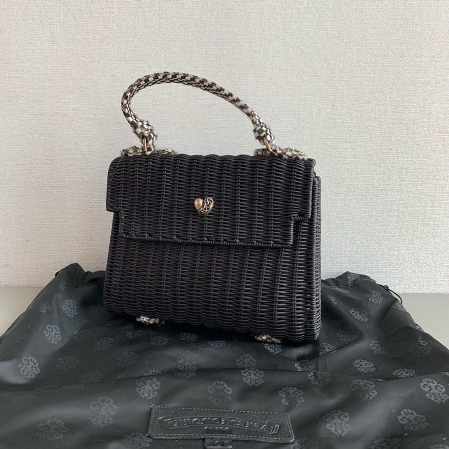 克羅心 黑銀限量picnic dolly bag-3