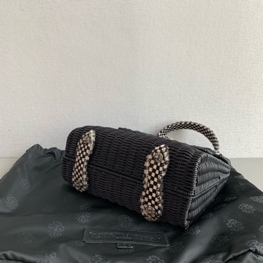 克羅心 黑銀限量picnic dolly bag-5