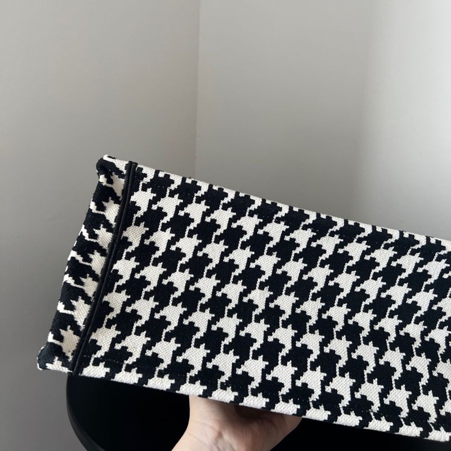 Dior tote千鳥格手提包 大號-16